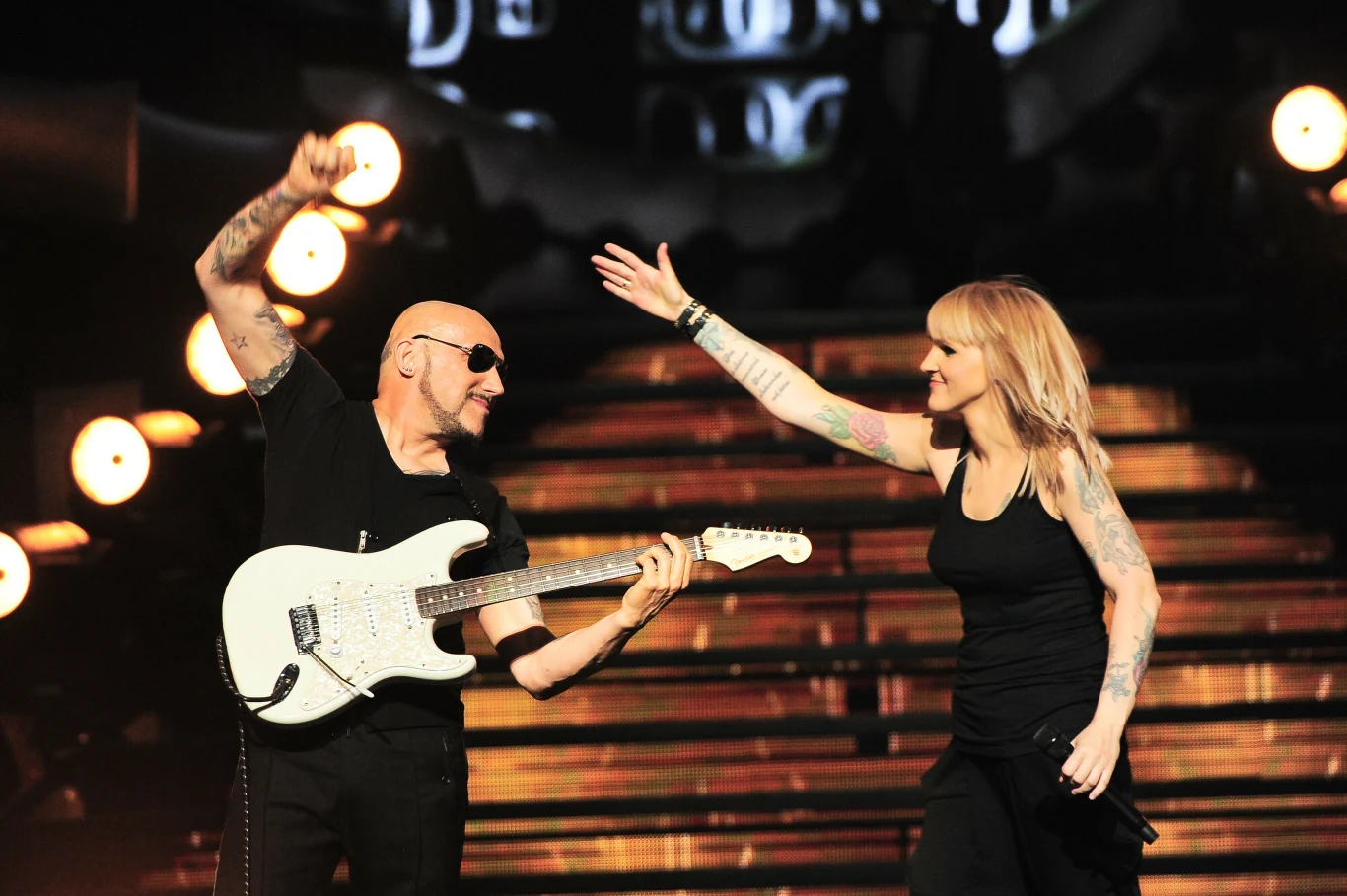 Agnieszka Chylińska i Grzegorz Skawiński - wielkie pojednanie na scenie w Sopocie