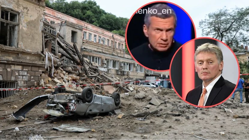 Ataki na Odessę. Pieskow zaprzecza, Sołowjow wprost o zniszczeniu miasta Ataki na Odessę. Pieskow zaprzecza, Sołowjow wprost o zniszczeniu miasta