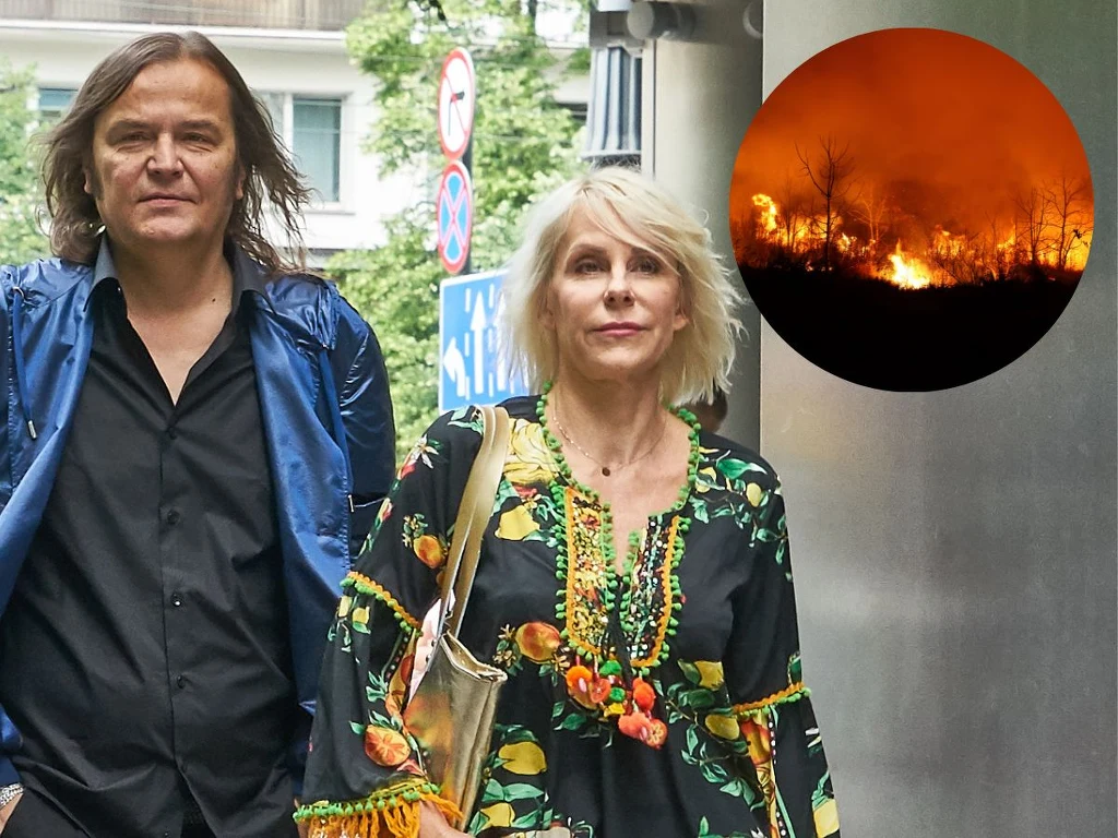 Gawlińscy mają dom w Grecji. Pożary zaledwie 100 km od posiadłości