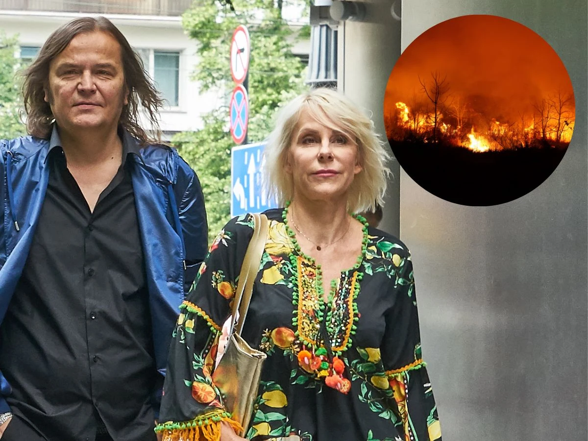 Gawlińscy mają dom w Grecji. Pożary zaledwie 100 km od posiadłości Gawlińscy mają dom w Grecji. Pożary zaledwie 100 km od posiadłości