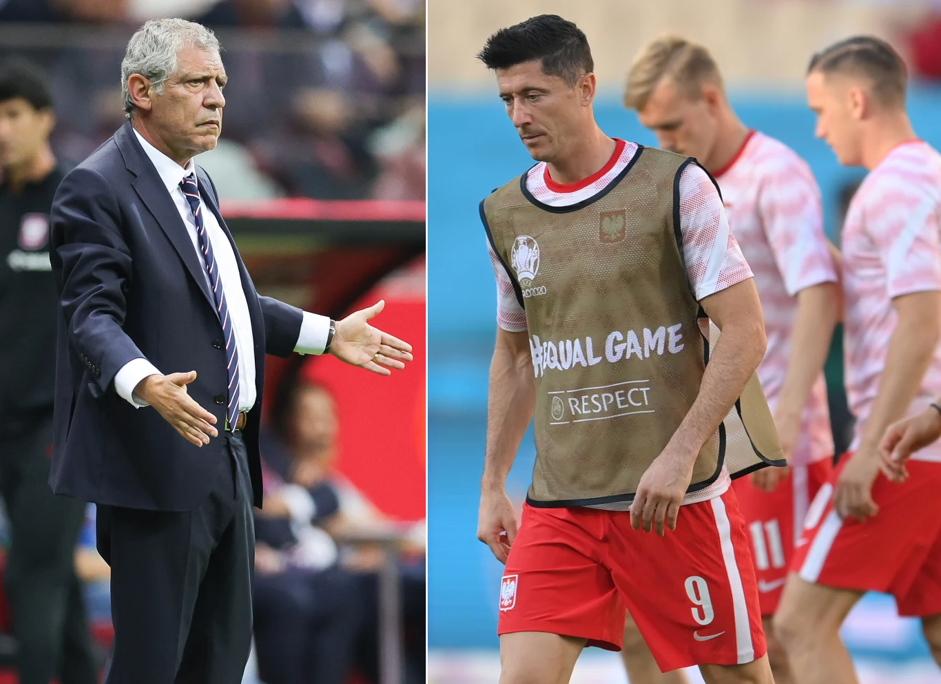 Reprezentacja Polski. Na zdjęciu: selekcjoner Fernando Santos, kapitan Robert Lewandowski, Karol Świderski oraz Piotr Zieliński Reprezentacja Polski. Na zdjęciu: selekcjoner Fernando Santos, kapitan Robert Lewandowski, Karol Świderski oraz Piotr Zieliński