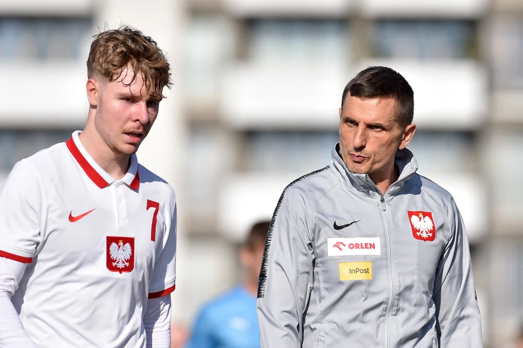 Dawid Bugaj w barwach reprezentacji Polski U-19 Dawid Bugaj w barwach reprezentacji Polski U-19
