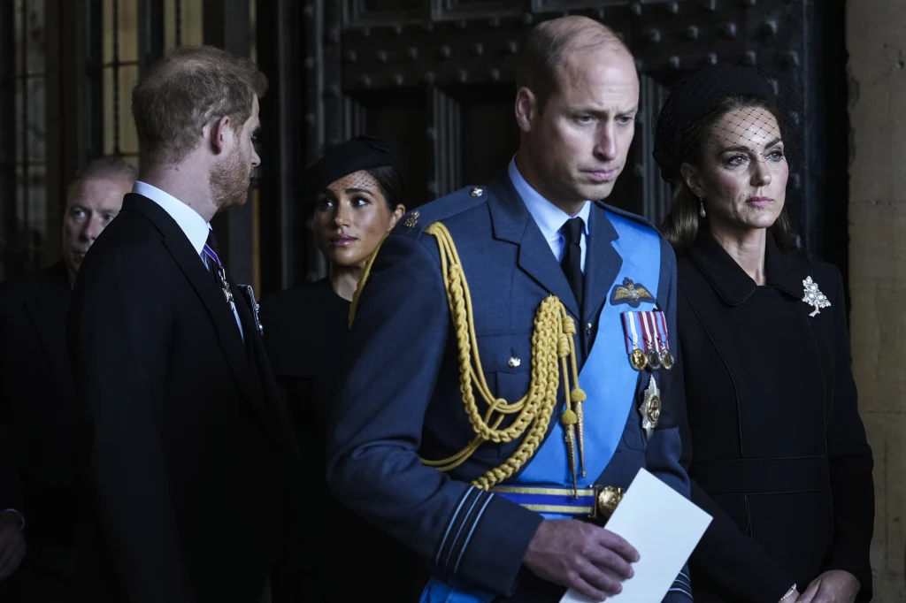 Książe Harry, Meghan Markle, książę William i Kate Middleton