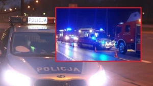 Tragedia pod Kielcami. Trzech mężczyzn nie żyje po potrąceniu przez auto