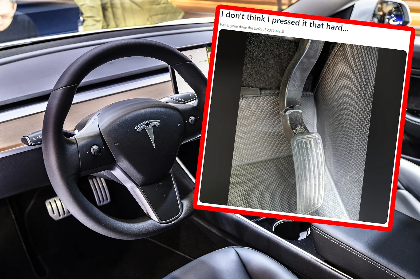 To kolejna usterka w Tesli. Tym razem bardzo poważna. fot. Sjoerd van der Wal; Reddit @beerbaron105 To kolejna usterka w Tesli. Tym razem bardzo poważna. fot. Sjoerd van der Wal; Reddit @beerbaron105