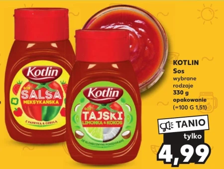Kotlin Sos salsa meksykańska z papryką & cebulą 330 g