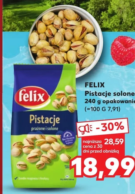 Felix Pistacje prażone i solone 240 g