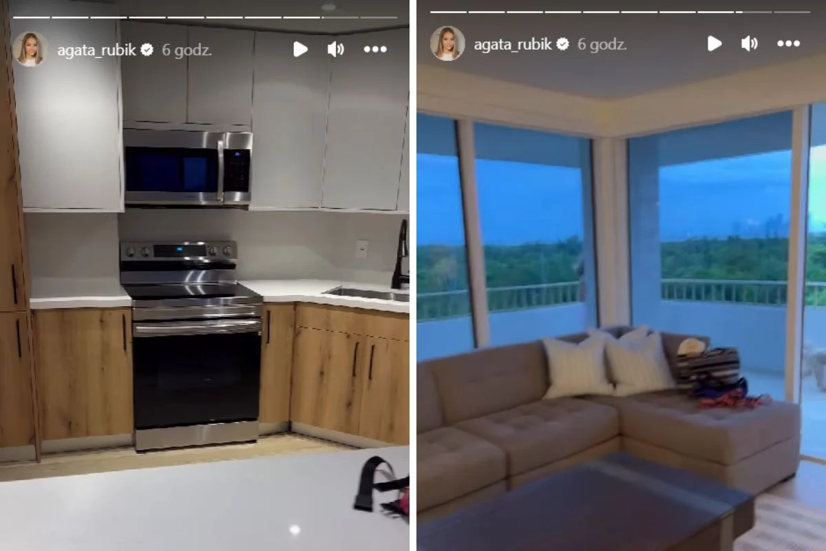 Agata i Piotr Rubikowie pokazali mieszkanie w Stanach (fot.screenshot/Instagram/Agata Rubik)