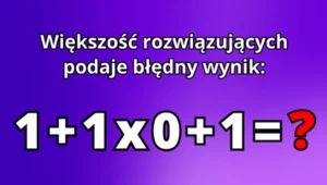 Wiele osób popełnia błąd w tym samym miejscu. Zagadka matematyczna podzieliła internautów