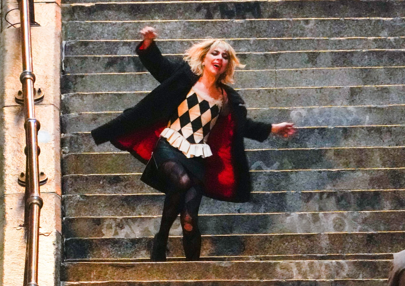 Lady Gaga na planie filmu "Joker: Folie à Deux"