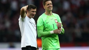 Wojciech Szczęsny i Robert Lewandowski