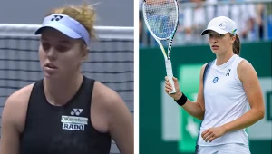 Linda Noskova/screen Youtube WTA i Iga Świątek