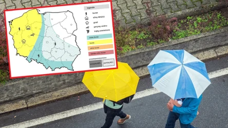 W weekend będzie deszczowo, lokalnie pojawią się też burze z gradem