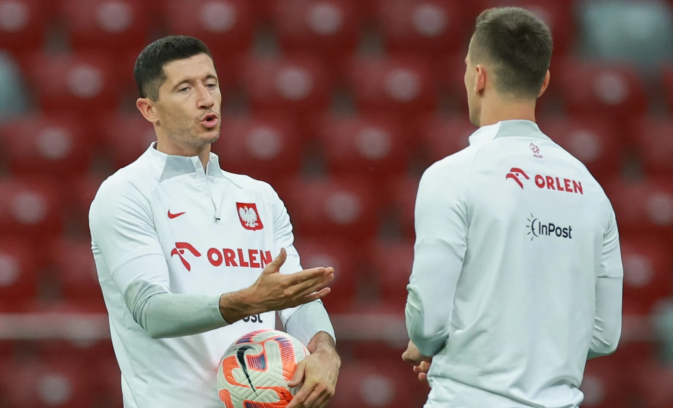 Robert Lewandowski i Arkadiusz Milik Robert Lewandowski i Arkadiusz Milik