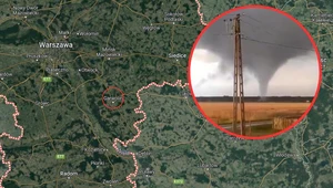 Na Mazowszu wystąpiła trąba powietrzna