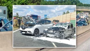 Zablokowana autostrada A2. Poważny wypadek za Wiskitkami