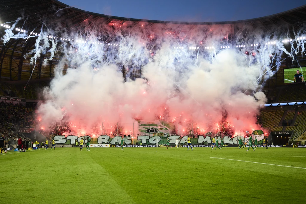 Racowisko przerwało mecz Lechii Gdańsk z Motorem Lublin