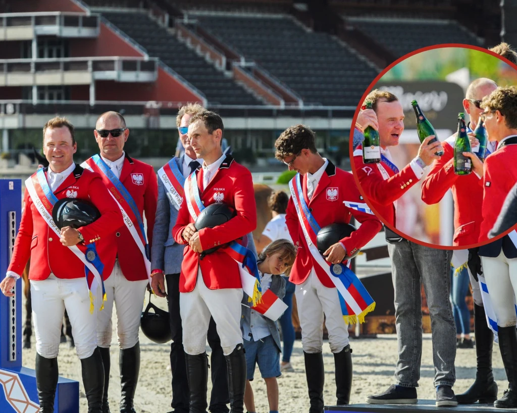 Drużyna polskich jeźdźców w skokach przez przeszkody miała co świętować. Wywalczyła awans na igrzyska Drużyna polskich jeźdźców w skokach przez przeszkody miała co świętować. Wywalczyła awans na igrzyska