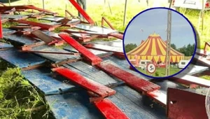 W cyrku runęła jedna z trybun