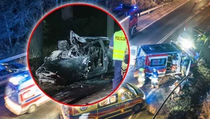 Uderzenie w drzewo, pożar – kierowca był bez szans. Tragedia w Wielkopolsce