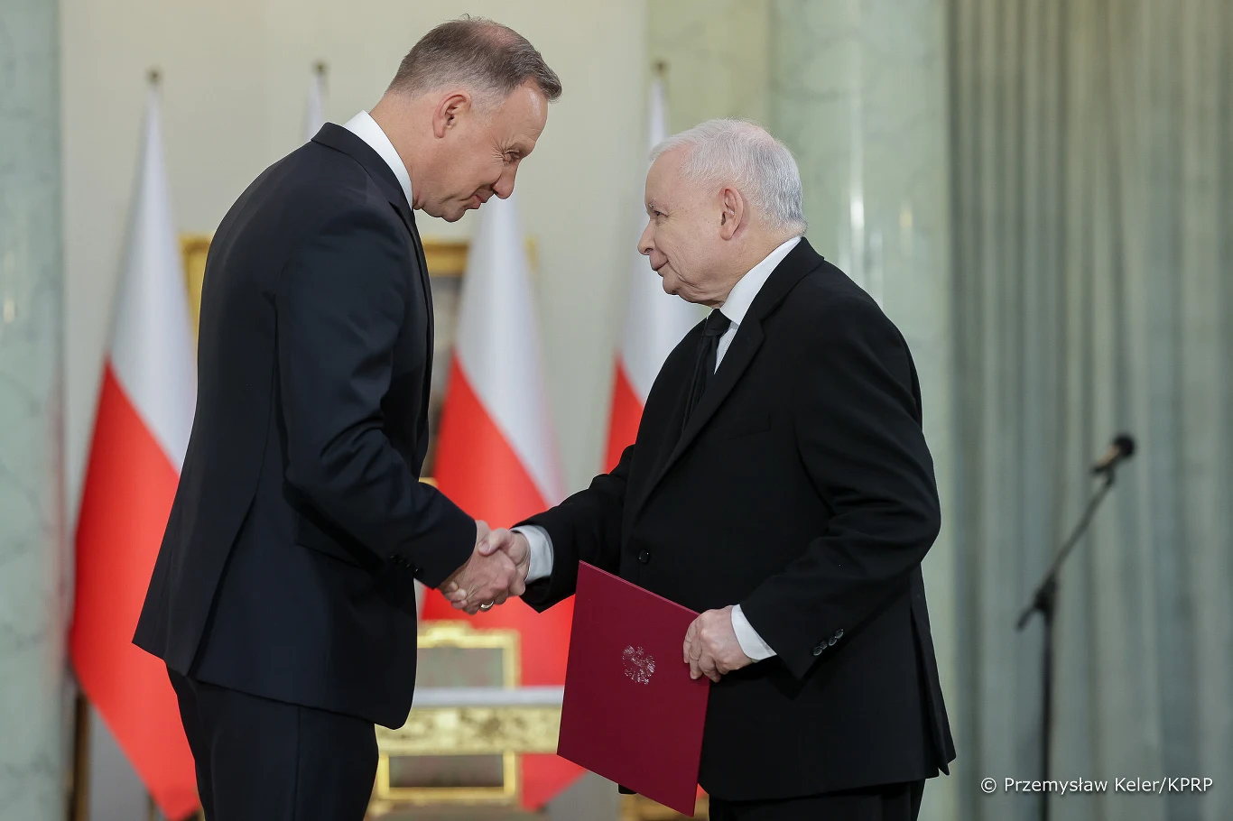 Prezydent Andrzej Duda i prezes PiS-u Jarosław Kaczyński