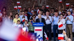 Prawo i Sprawiedliwość podczas pikniku w Pułtusku 8 lipca