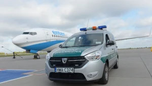 Funkcjonariusze Straży Granicznej interweniowali na lotnisku Poznań-Ławica