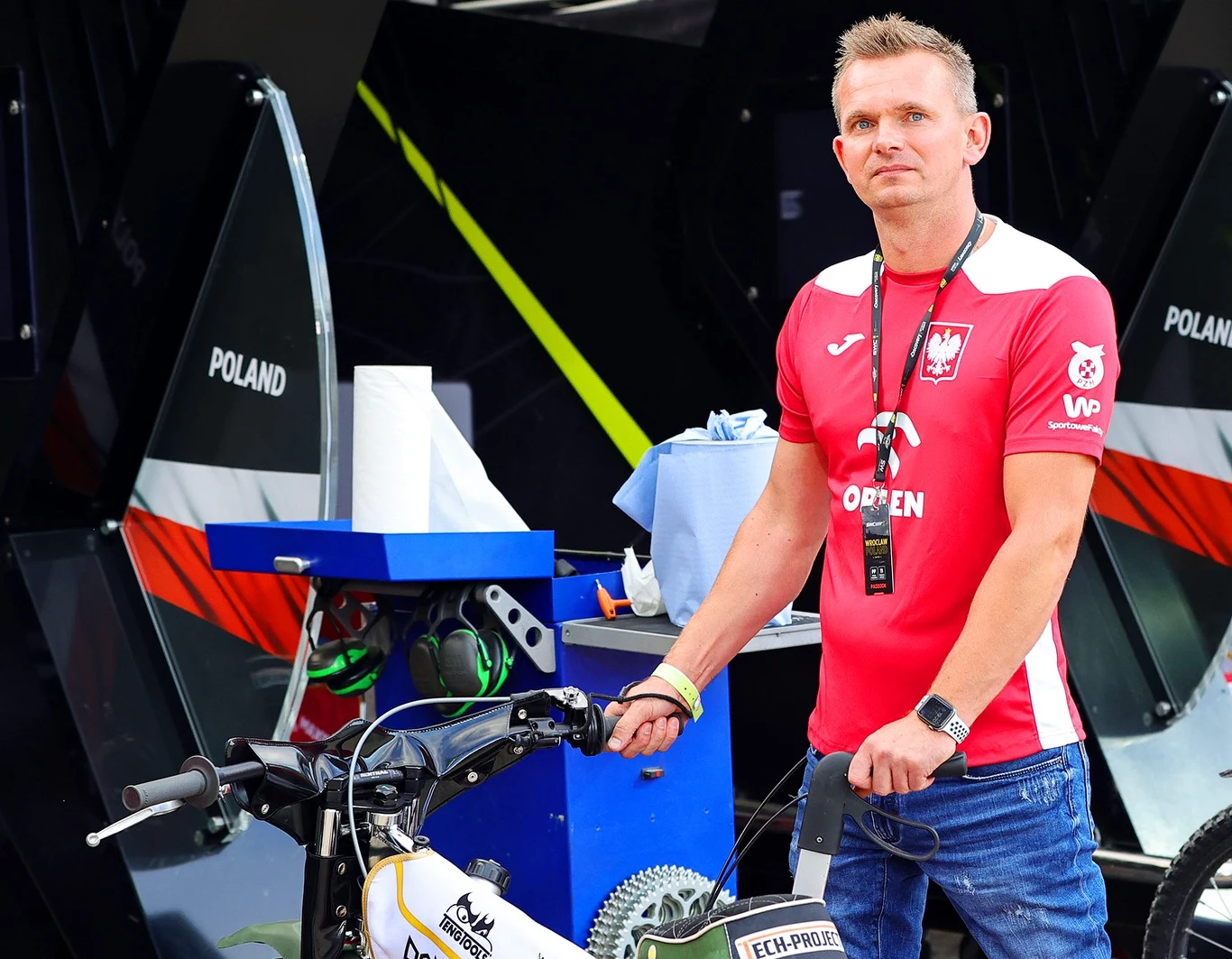 Krzysztof Cegielski na finale DPŚ 2023.