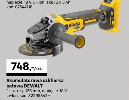 Szlifierka kątowa Dewalt