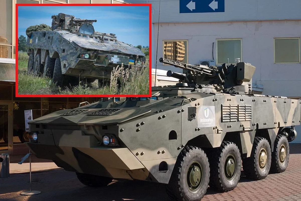 Unikatowy wóz zauważony na Ukrainie. BTR-4MV1 to militarny rarytas