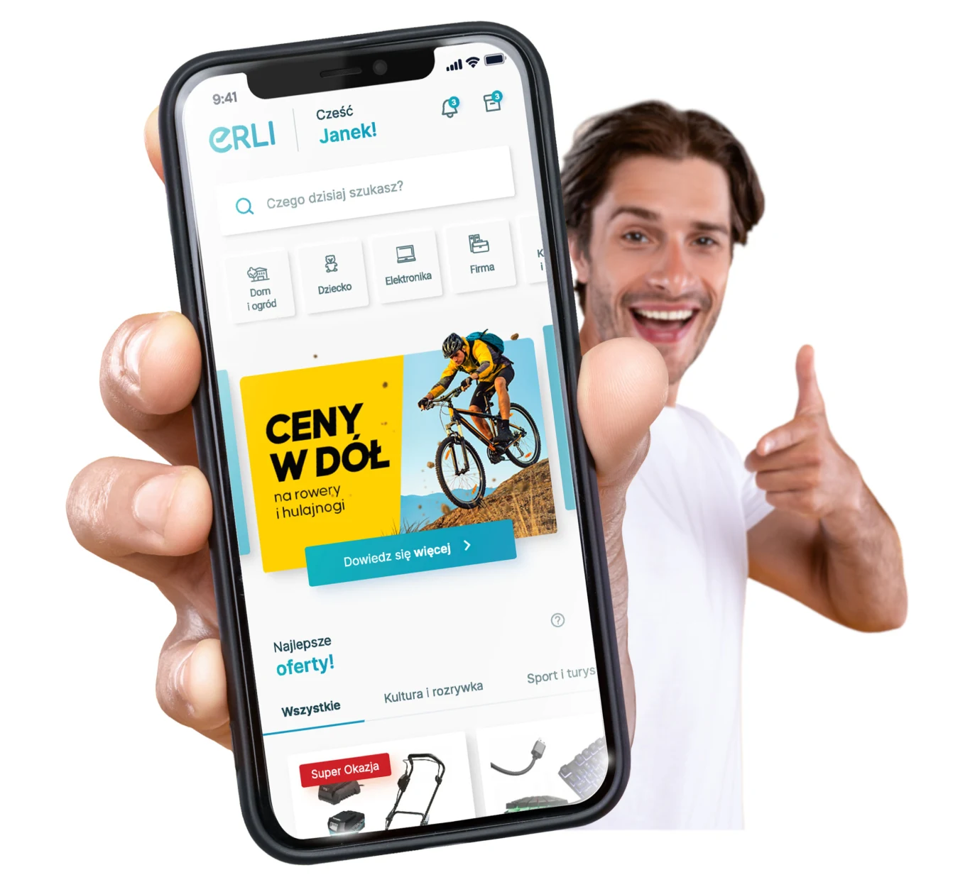 Aplikacja ERLI na iPhone'a Aplikacja ERLI na iPhone'a