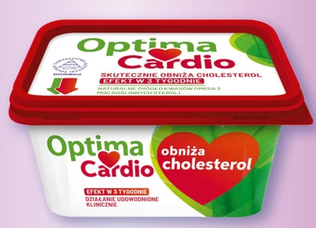 Optima Cardio Margaryna roślinna z dodatkiem steroli roślinnych 400 g