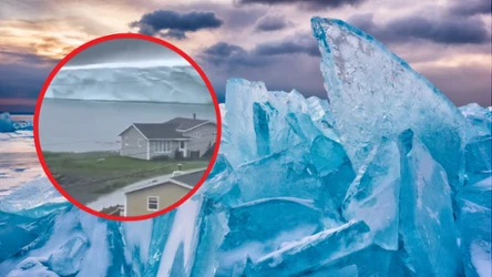 Co roku przez słynną Aleję Gór Lodowych w Kanadzie przepływają olbrzymie bloki lodu, takie jak ten nieopodal Nowej Fundlandii (miniatura). Zdjęcie ilustracyjne