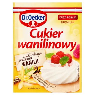 Dr. Oetker Cukier wanilinowy premium 16 g - 0