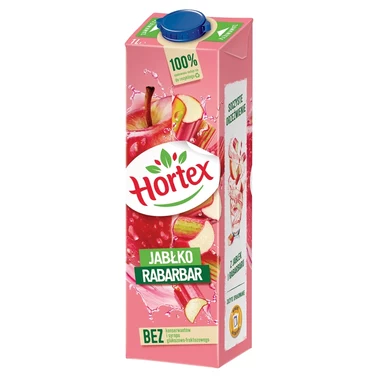 Hortex Napój jabłko rabarbar 1 l - 0
