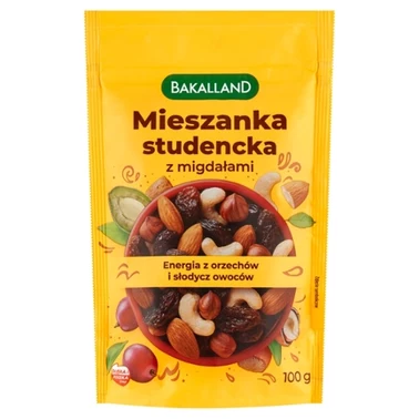 Bakalland Mieszanka studencka z migdałami 100 g - 0