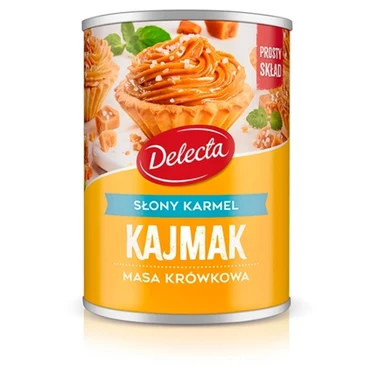 Delecta Kajmak masa krówkowa słony karmel 400 g - 0