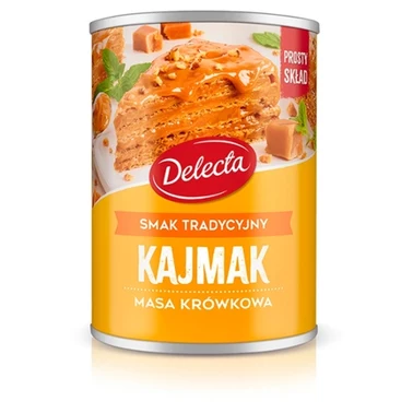 Delecta Kajmak masa krówkowa smak tradycyjny 400 g - 0