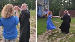 Ksiądz podczas pielgrzymki porywał do tańca