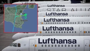 Pilot Lufthansy się wkurzył. Nie uwierzycie, co namalował na niebie