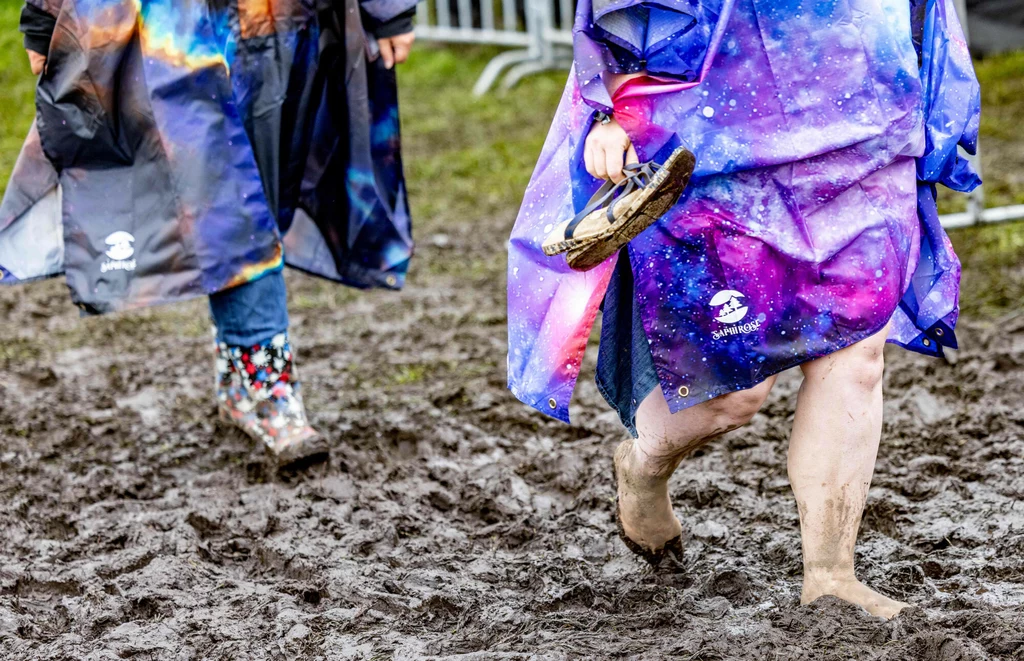 Wacken Open Air popsuty przez pogodę. Wszystko pokryte jest błotem