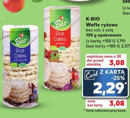Wafle ryżowe K-BIO