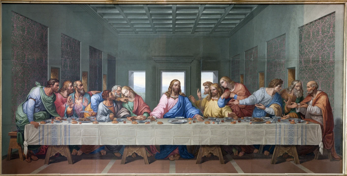 "Ostatnia Wieczerza" jest jednym z najsłynniejszych dzieł Leonardo da Vinci