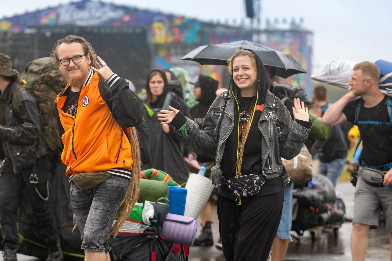 Pierwsi festiwalowicze są już na miejscu Pol'and'Rock Festival 2023