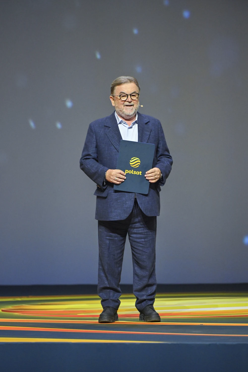 Edward Miszczak podczas jesiennej ramówki Polsatu Edward Miszczak podczas jesiennej ramówki Polsatu