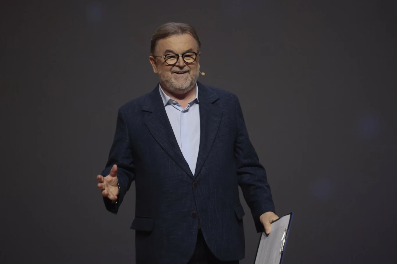 Edward Miszczak podczas ramówki Polsatu