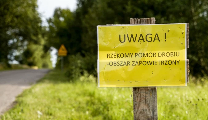 Topilec Oznaczenie terenu zapowietrzonego i zagrożonego pomorem drobiu, Wojewodztwo Podlaskie