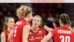 Kamila Witkowska (w środku) w barwach reprezentacji Polski