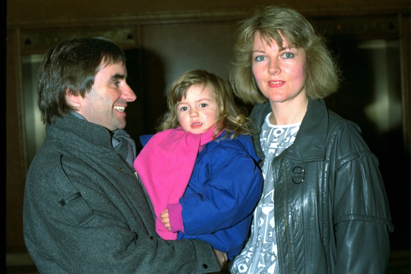 Chris de Burgh z córką i żoną Diane, inspiracją do powstania utworu