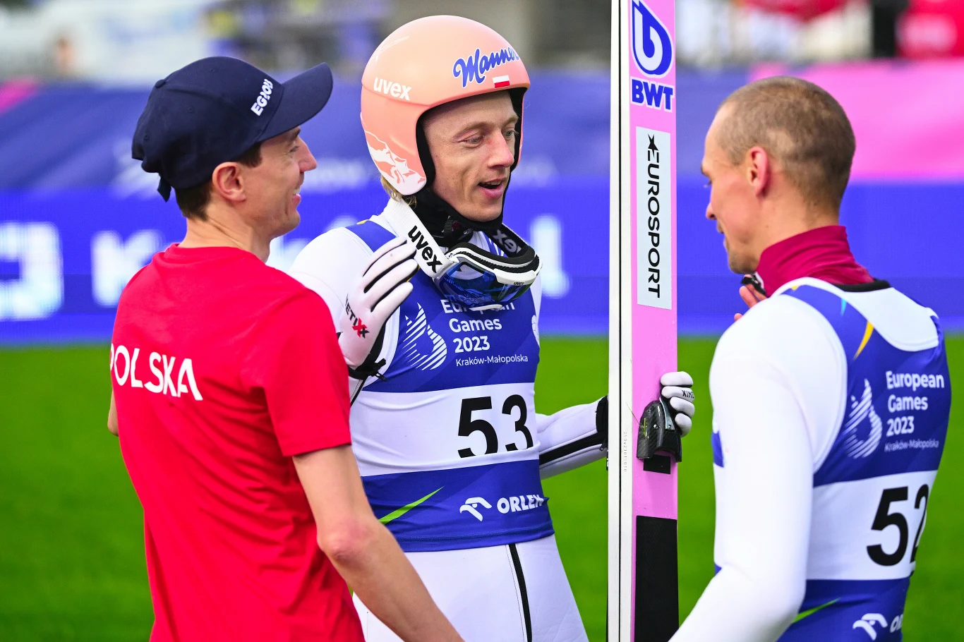 Dawid Kubacki, Kamil Stoch i Piotr Żyła